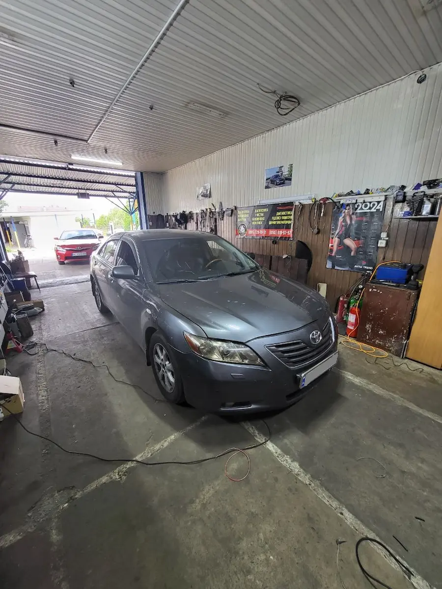 Встановлення ГБО на TOYOTA CAMRY ЗАГАЛЬН ВИГЛЯД ПЕРЕД